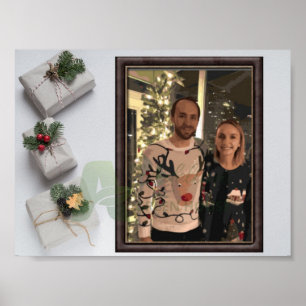 Aangepaste verf op cijfers van foto poster