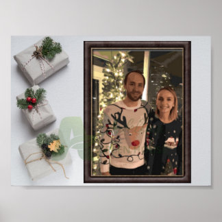 Aangepaste verf op cijfers van foto poster