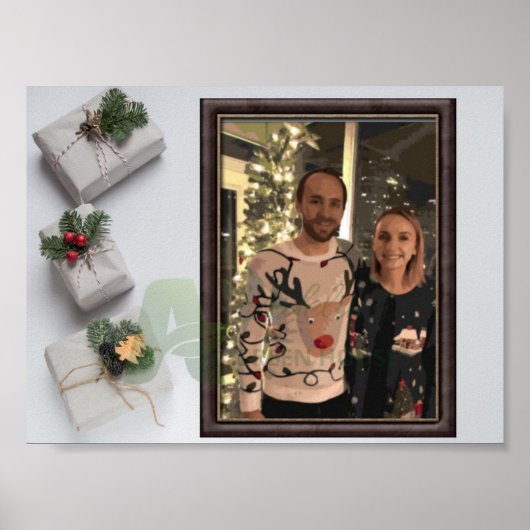 Aangepaste verf op cijfers van foto poster (Voorkant)