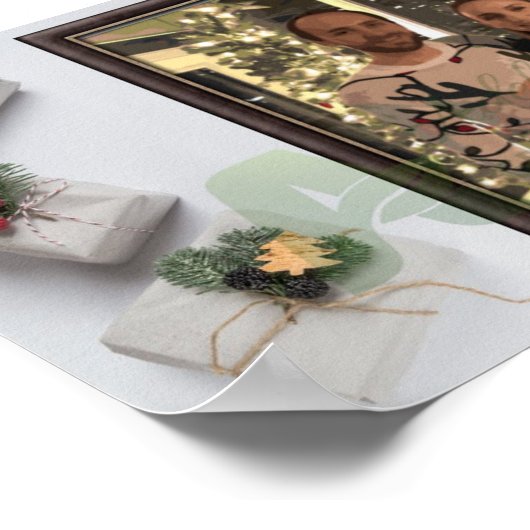 Aangepaste verf op cijfers van foto poster (Hoek)