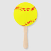 Aangepaste verfklep met Softball-ventilatoren voor Handwaaier (Achterkant)