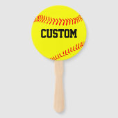 Aangepaste verfklep met Softball-ventilatoren voor Handwaaier (Voorkant)