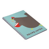 Aangepaste verfkooknotitie voor het mengen van kip notitieboek (Rechterzijde)