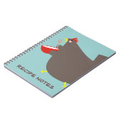 Aangepaste verfkooknotitie voor het mengen van kip notitieboek (Linkerzijde)