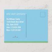 Aangepaste verhuisaankondiging voor verhuiswagen v aankondigingskaart (Achterkant)