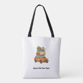 Aangepaste verhuizing naar de universiteit tote bag (Achterkant)