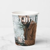 Aangepaste Verjaardag 40e Party Magazine Hoesje Ch Papieren Bekers (Achterkant)