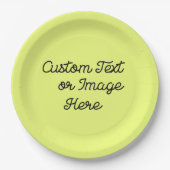 Aangepaste Verjaardag Borden - Gepersonaliseerde F Papieren Bordje (Voorkant)