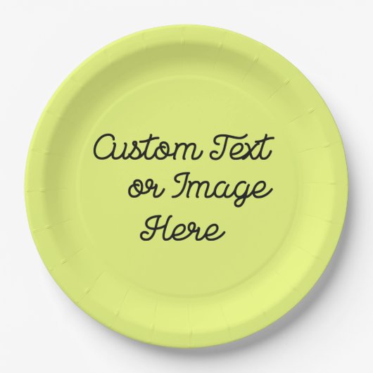 Aangepaste Verjaardag Borden - Gepersonaliseerde F Papieren Bordje (Voorkant)