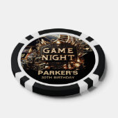 Aangepaste verjaardag Casino Spel Nacht Poker Chips (Enkel)