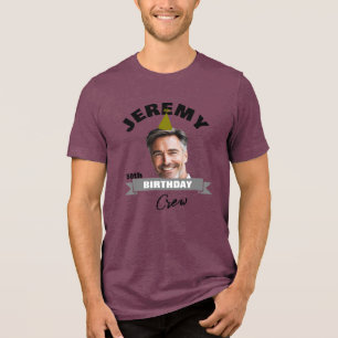 Aangepaste Verjaardag Crew Shirt met Naam, Jaar & 