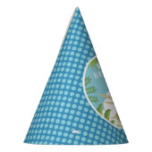 Aangepaste verjaardag Dinosaurus Triceratops Any A Feesthoedjes (Links)