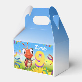 Aangepaste Verjaardag Feestdoos jongen 9 jaar Lil’ Bedankdoosjes