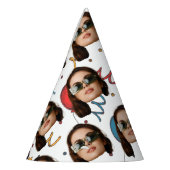 Aangepaste Verjaardag, Foto, Gezicht, Patroon, Par Feesthoedjes (Links)