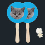 Aangepaste Verjaardag Gezicht Cat Cutout Bachelore Handwaaier<br><div class="desc">Aangepaste Verjaardag Gezicht Cat Cutout Bachelorette Party</div>