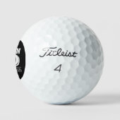 Aangepaste verjaardag golfer Slaat nog steeds Golfballen (Logo)