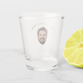 Aangepaste verjaardag Grappige face party gunsten Shot Glas (Achterkant)