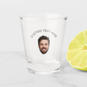 Aangepaste verjaardag Grappige face party gunsten  Shot Glas (Voorkant)