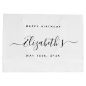 Aangepaste verjaardag groot cadeauzakje (Achterkant)