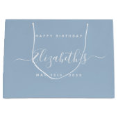 Aangepaste verjaardag groot cadeauzakje (Voorkant)