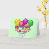 Aangepaste verjaardag in Las Vegas Kaart (Gele Bloem)