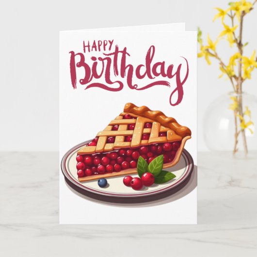 Aangepaste Verjaardag Kaart met Unieke Kleurplaat (Gele Bloem)