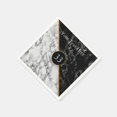 Aangepaste Verjaardag of Jubileum servetten Sjablo (Hoek)