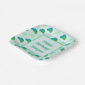 Aangepaste Verjaardag Papier Bord – Waterverf Auto (Gebogen)