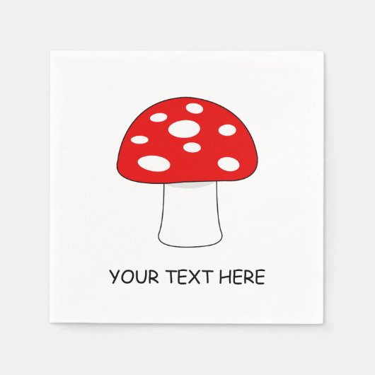 Aangepaste Verjaardag partij servetten met rode pa (Voorkant)