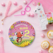 Aangepaste Verjaardag Party bord meisje 2 jaar oud (Feest)