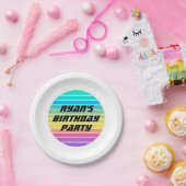 Aangepaste Verjaardag Party Paper Bord – Sci-Fi Ra (Feest)