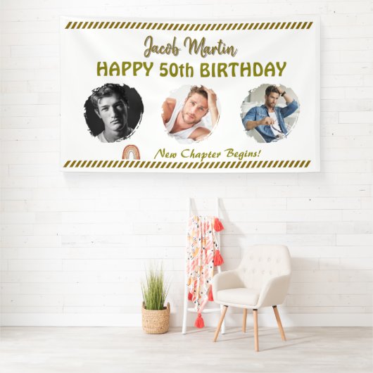 Aangepaste Verjaardag Party Vinyl Banner (Insitu)