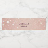 Aangepaste Verjaardag Party Water Bottle Label Waterfles Etiket (Enkel label)