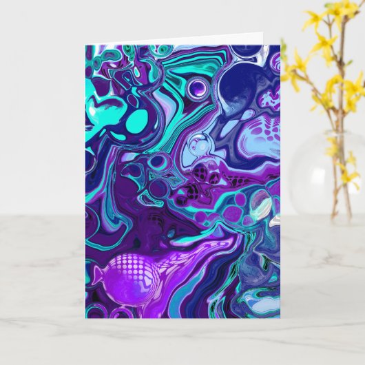 Aangepaste verjaardag | Schitterend kunstwerk Kaart (Gele Bloem)