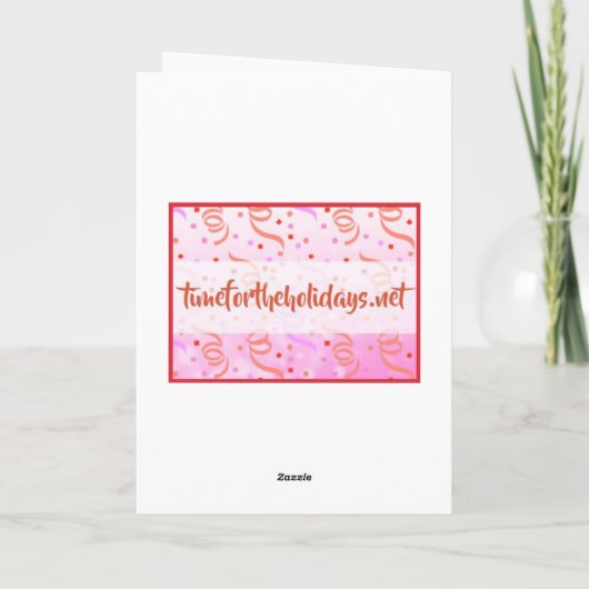 Aangepaste verjaardag | Sherbert Marble Kaart (Achterkant)