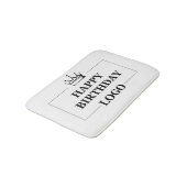 Aangepaste Verjaardag Sjabloon Personaliseer Gift  Badmat (Gekanteld)