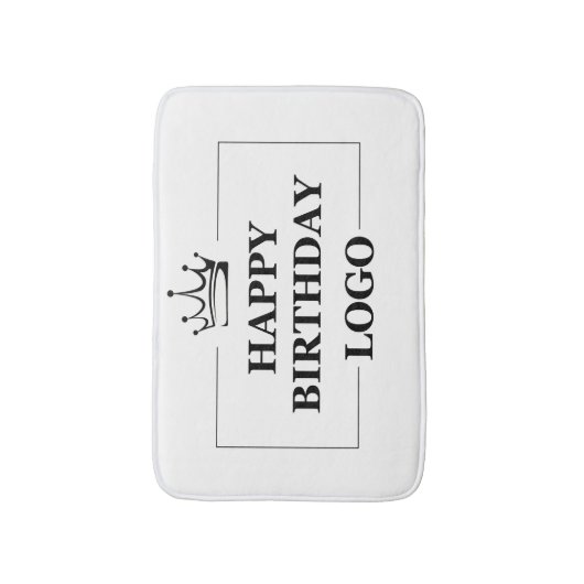 Aangepaste Verjaardag Sjabloon Personaliseer Gift  Badmat (Voorkant Verticaal)