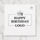 Aangepaste Verjaardag Sjabloon Personaliseer Gift  Bedankjes Labels (Achterkant)