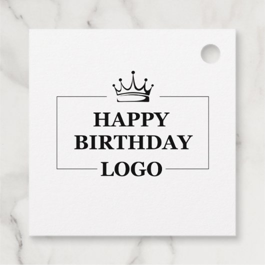 Aangepaste Verjaardag Sjabloon Personaliseer Gift  Bedankjes Labels (Achterkant)