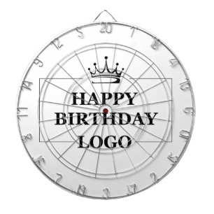 Aangepaste Verjaardag Sjabloon Personaliseer Gift  Dartbord