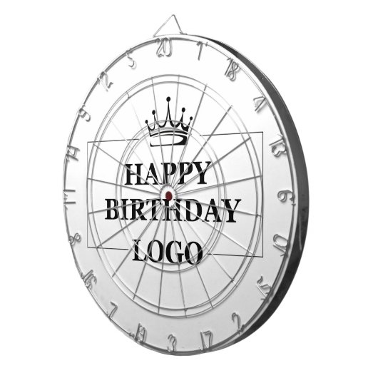 Aangepaste Verjaardag Sjabloon Personaliseer Gift  Dartbord (Voorkant Rechts)