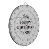 Aangepaste Verjaardag Sjabloon Personaliseer Gift  Dartbord (Voorkant Links)
