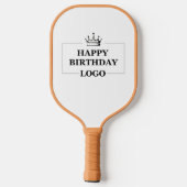 Aangepaste Verjaardag Sjabloon Personaliseer Gift  Pickleball Paddle (Achterkant)
