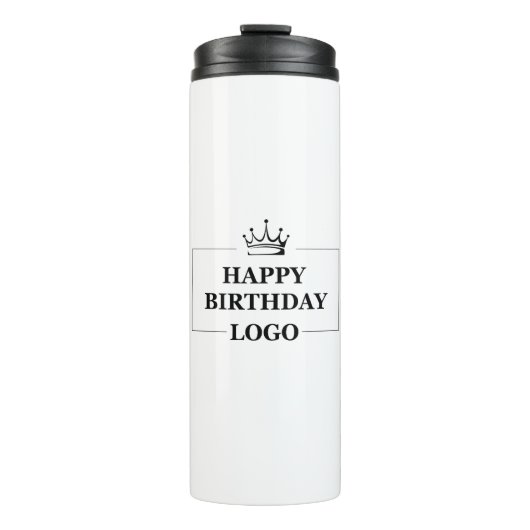 Aangepaste Verjaardag Sjabloon Personaliseer Gift  Thermosbeker (Voorkant)