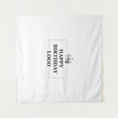 Aangepaste verjaardag template personaliseer gesch wandkleed (Voorkant (horizontaal))