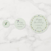 Aangepaste verjaardag van Anna's kolibrie Confetti (Voorkanten)