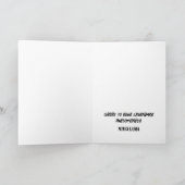 Aangepaste verjaardag voor haar vrouwen verjaardag kaart (Binnen)