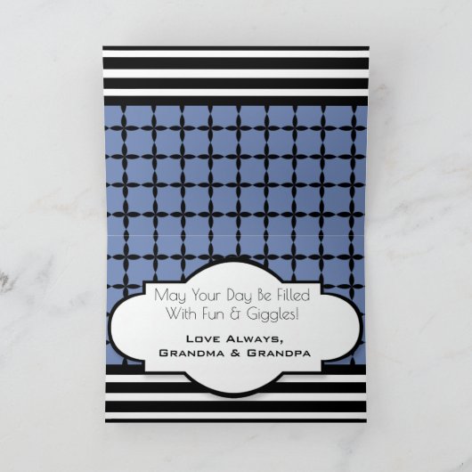 Aangepaste verjaardag w/Young Boy Kaart (Binnen)