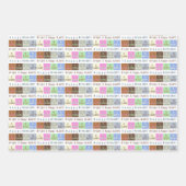 Aangepaste Verjaardag Wensen Gift Wrapping Paper (Voorkant 2)