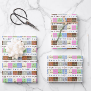 Aangepaste Verjaardag Wensen Gift Wrapping Paper